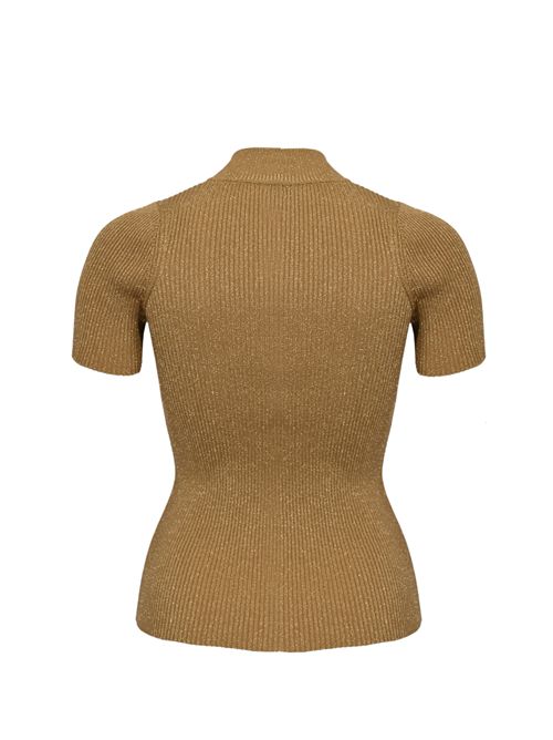 Maglia Spezie a costine in maglia lurex Oro chiaro MM Max Mara | 2526366108600001